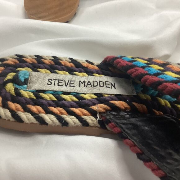 Steve Madden Ratio womans rope sandal size 10 worn once - Picture 3 of 6